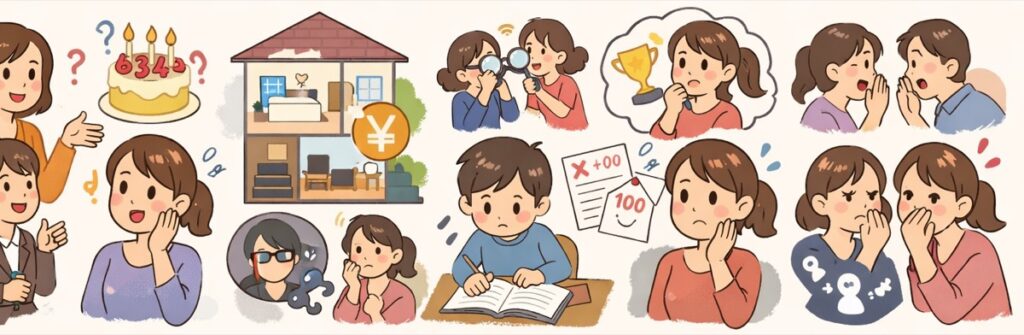 プライバシーに詮索してくる