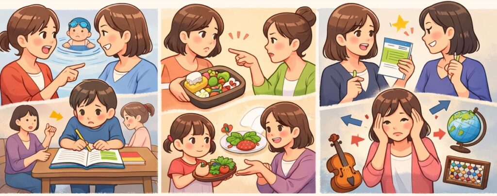 他人の教育方針に干渉する