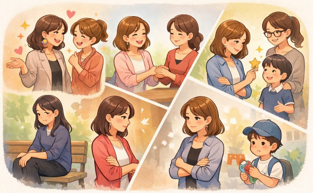 人によって態度を変える