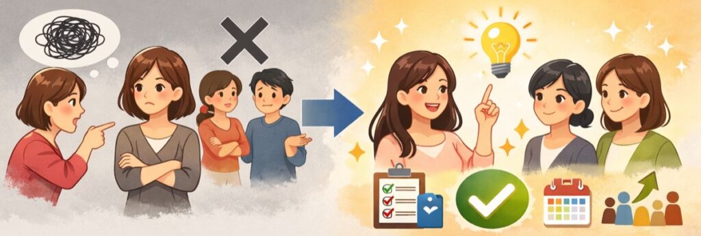 建設的な提案をしてくれる