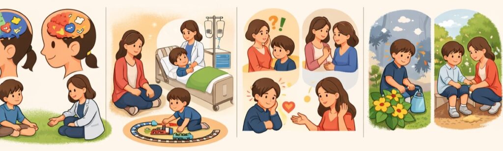 「病気が良くなるといいね」