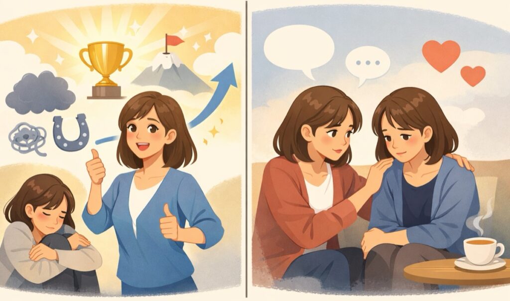 「きっと大器晩成型だよ」