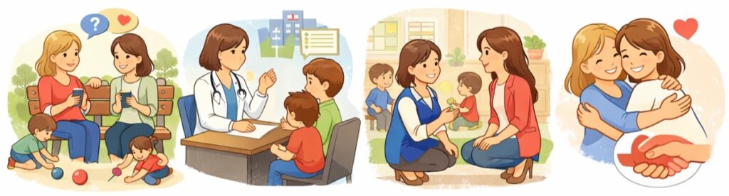 「専門機関に相談したの？」