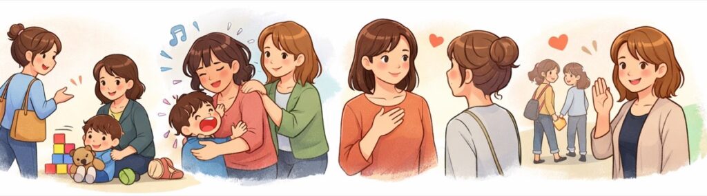 「何か手伝えることがあれば、いつでも言ってね」