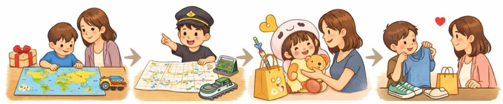 特性を理解したうえで、好みに合ったものをプレゼントしてくれた