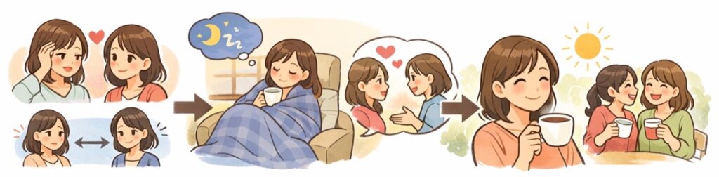 他の予定が重なったことを理由にする