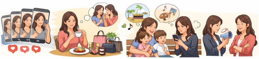 自己アピールばかりの投稿