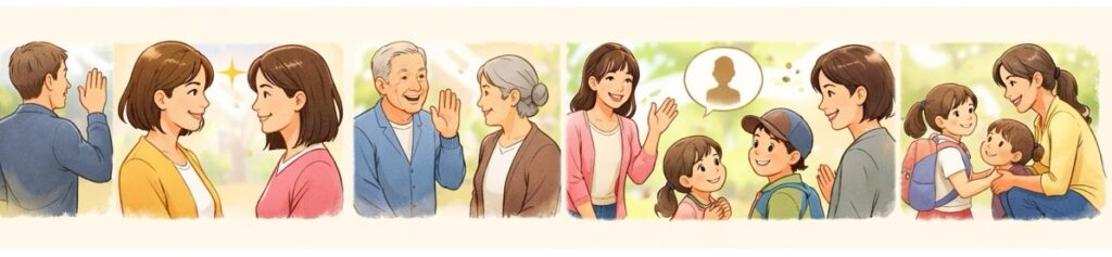 挨拶をしっかりする習慣