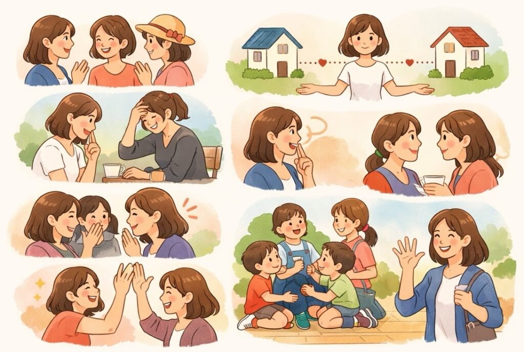 まとめ：いろんな人と話すママ友と付き合うには？好かれるママ友の特徴を知ろう