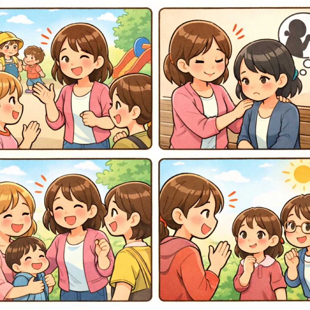 いろんな人と話すママ友と付き合うには？好かれるママ友の特徴を知ろう