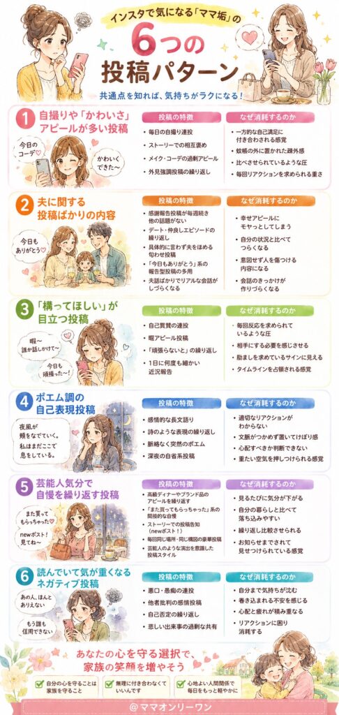 インスタで気になる「ママ垢」の6つの投稿パターン