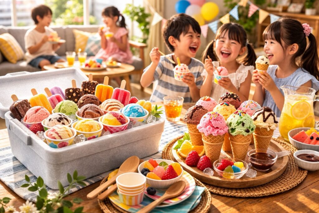 子どもが喜ぶ「アイスクリーム」