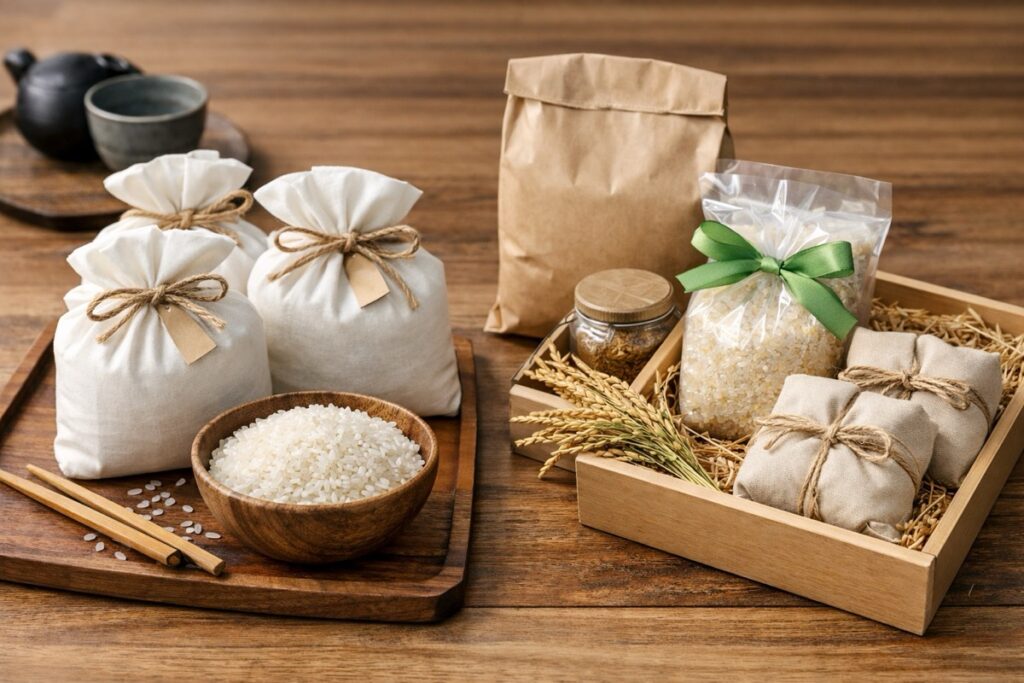 ご挨拶にぴったり「お米のギフト」