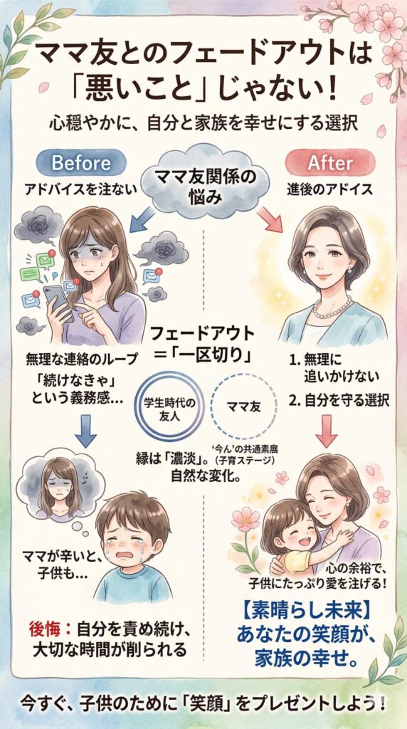 フェードアウトは、悪いことじゃないかもしれない