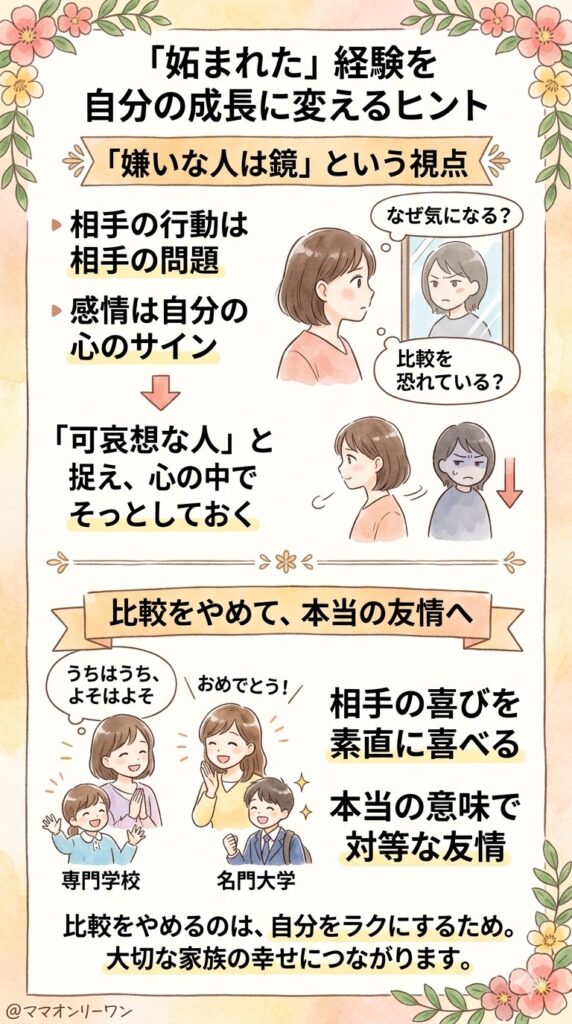 妬まれた経験を、自分の成長に変える考え方