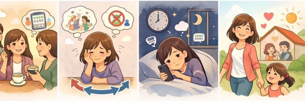 ママ友は「自分で選んだ友達」じゃないから難しい