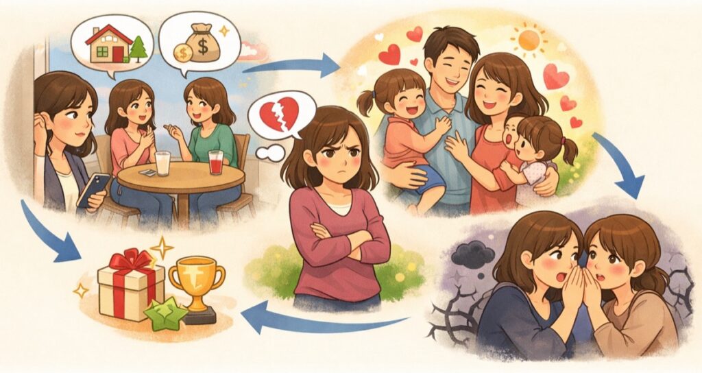 自信がなくて人と比べたがるタイプ