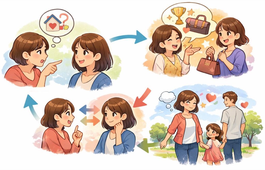 質問を質問で返す「切り返し作戦」