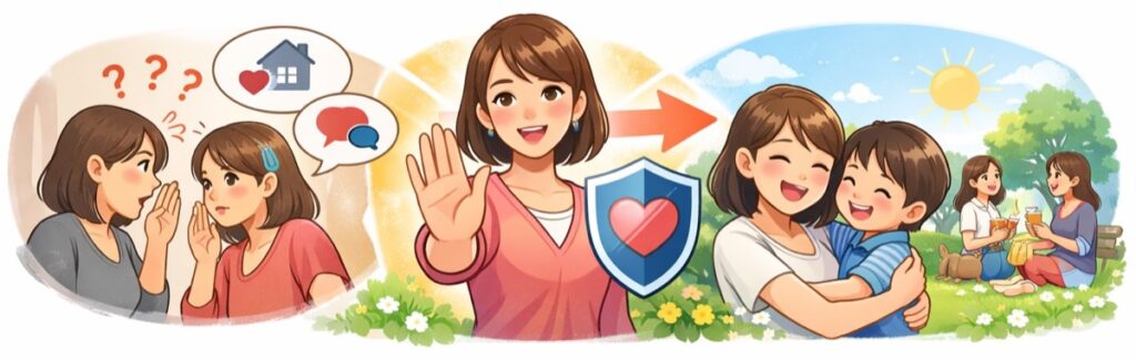 はっきり断る「ノーコメント作戦」