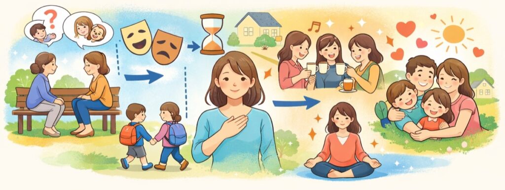 ママ友は「期間限定のお知り合い」という割り切り方という考え方