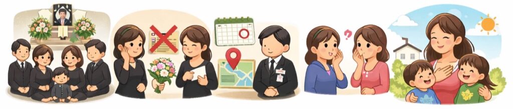 香典を渡す前に確認しておきたいこと（家族葬かどうかなど）