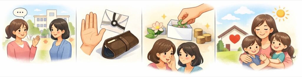 それほど親しくないママ友の場合の金額の目安