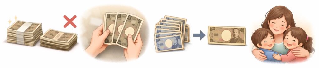 お札の種類と枚数のマナー