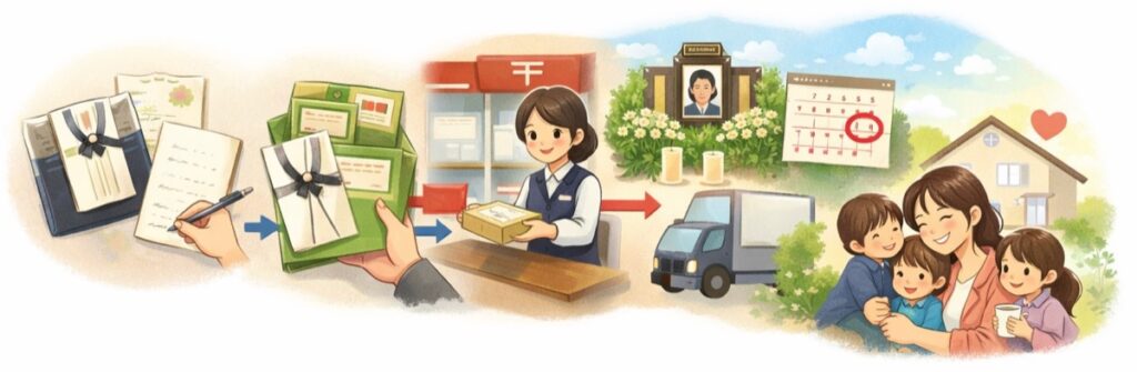 香典を郵送するときの方法とマナー