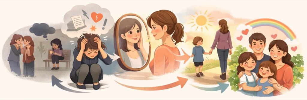 嫌いなママを「かわいそうな人・自分の鏡」と見ると心が軽くなるケースがある