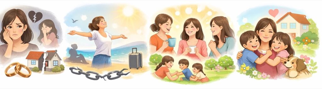 離婚＝不幸、と思い込んでいるのはこっちだけかもしれない