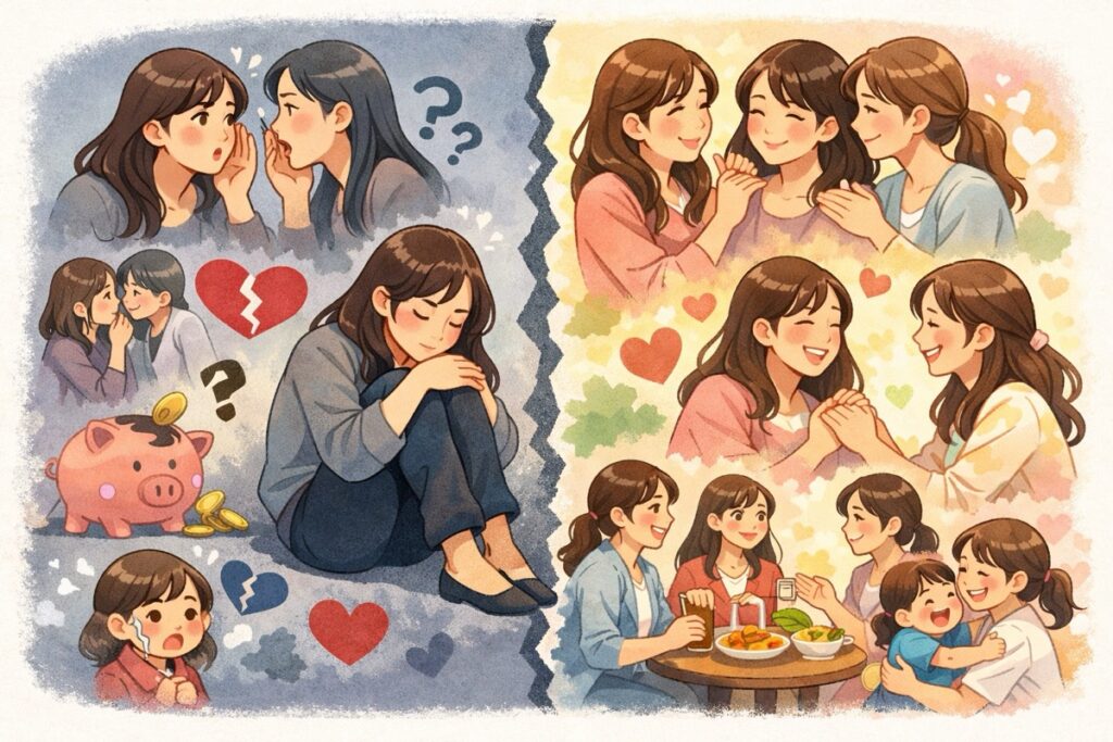 逆に傷ついた言葉、嬉しかった言葉、それぞれの実例