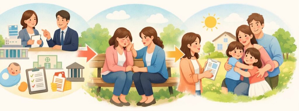 公的サービスや専門機関への案内も、時には助けになる