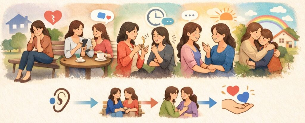 まとめ：離婚したママ友にかける言葉｜そっと支えるLINEの例文