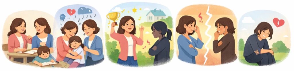 合否の話題を自分からしないルールを作る