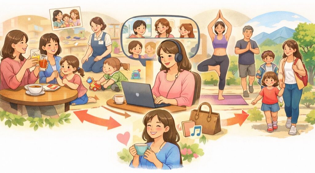 生活圏を広げて、別のつながりを持つ