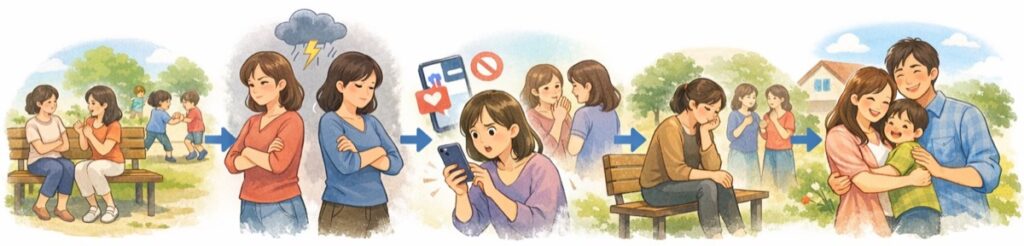 絶縁に至るまでによくある流れ