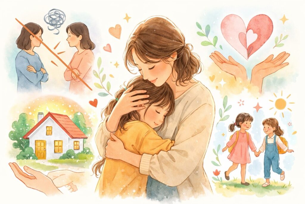 子どもが不安そうにしているとき、親としてできること