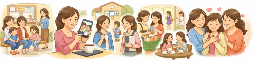 同じような立場のママとつながったら世界が変わった