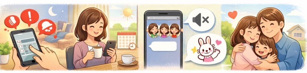 通知をオフにして自分のペースで返す方法