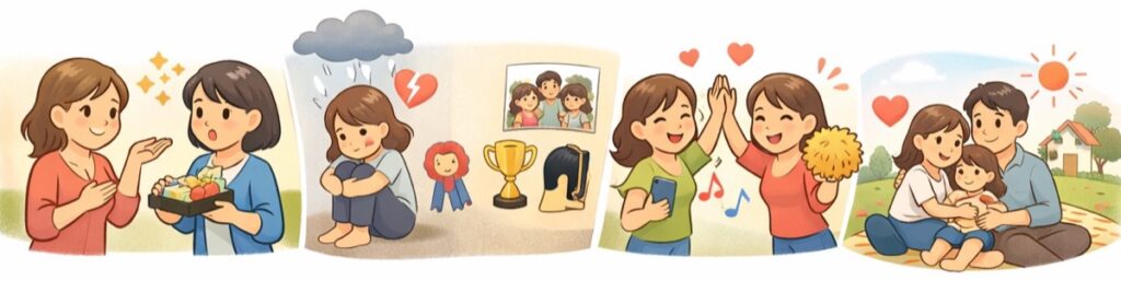 相手の頑張りを言葉で認める