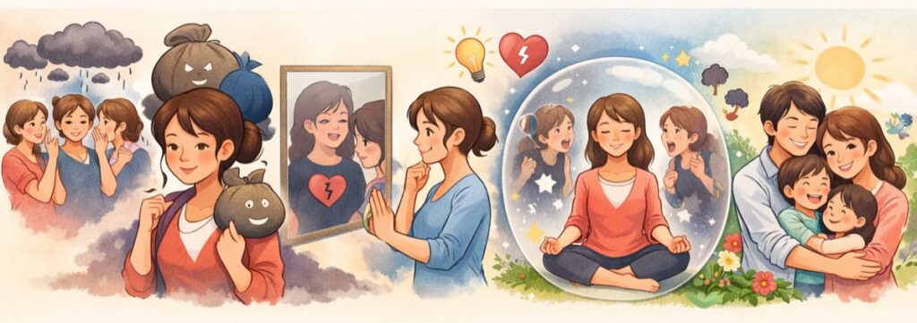 相手の感情を背負い込まない