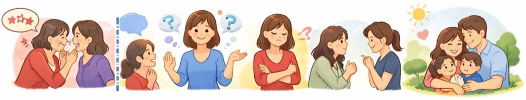 批判的な言葉には「境界線」で対応する