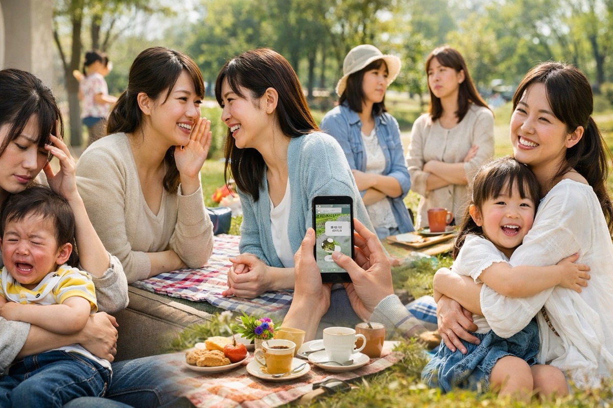 下の子が生まれてからのママ友付き合いがめんどくさい時に読む話