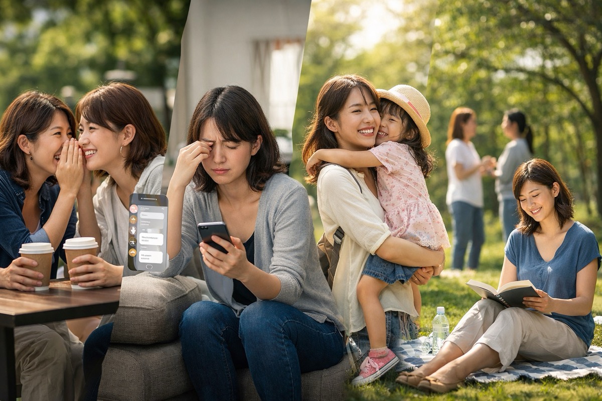ママ友付き合いがめんどくさいしんどい…今すぐラクになる考え方と無理しない距離の取り方