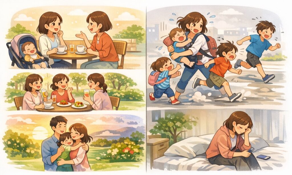 1人目の時と全然ちがう。余裕がなくなるのは当たり前だった