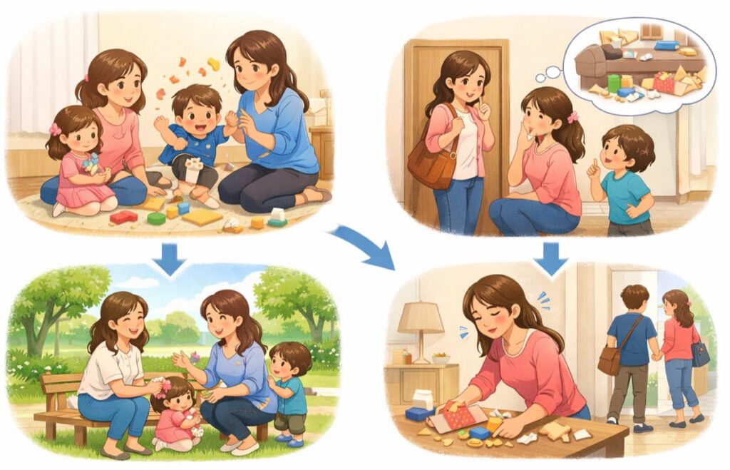 下の子を連れて行くことで起きる、見えないすれ違いのケース