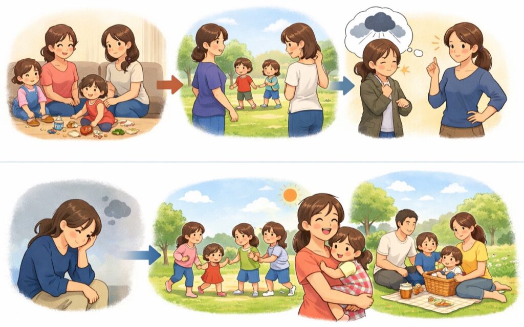 「下の子は連れてこないで」と遠回しに言われてショックを受けた話