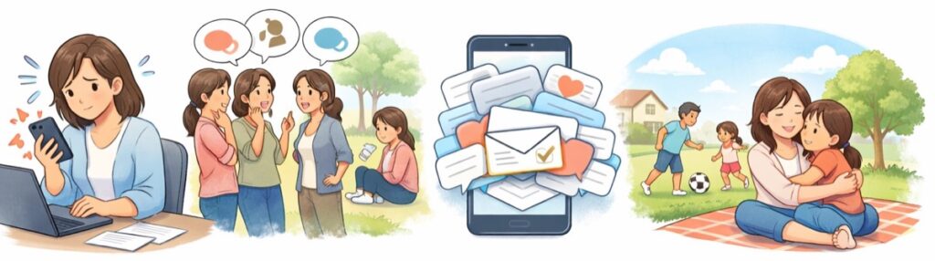 関係ない話題の通知が仕事中も休日も鳴り止まない