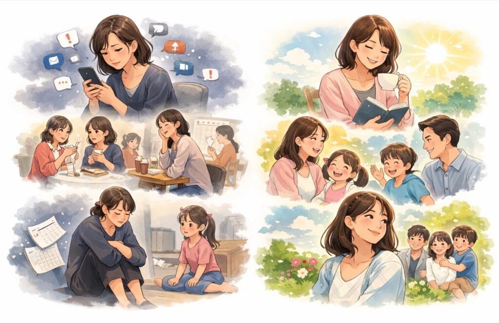 無理して続けた場合と、一歩引いた場合。どちらが後悔するか