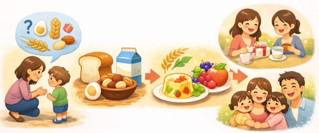 アレルギーへの配慮を最初に考える